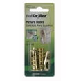 thumbnail image 1 of Picture Hooks Hillman WallDriller, latón, 50 libras, paquete de 2, 1 of 1