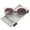 Pink-Gold / Lavender, variant on Female Oversize Bold Brow Wide Temple Round Lens Half-Frame Cat Eye Sunglasses 57mm (White-Gold / Smoke Gradient) - 57mm