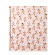 Parent's Choice 30" x 36" Reindeer Plush Baby Blanket, Pink