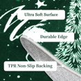 thumbnail image 4 of Memoryfield Christmas 2' x 6' Runner Rugs, Washable Living Room Rug Merry Christmas Non Slip Carpet for Bedroom, Low Pile Soft Non Shedding Throw Rugs for Holiday, Green, 4 of 8