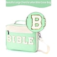 thumbnail image 7 of Soda Candy Bible Cover Case for Women, Large Chenille Letter Bible Bag with Shoulder Strap Bible Carrying Tote Bags for Bible Study Accessories, for Women Lady, 7 of 7