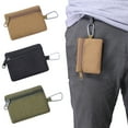 thumbnail image 5 of Water Resistant Travel Keychain Wallet, Minimalist Men Slim Zip Card Lanyard Wallet, Small Key Ring Wallet FOB Holder Keychain Credit Card Wallet for Men Teen Boys, 5 of 9
