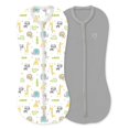 thumbnail image 1 of Summer Infant SwaddleMe Pod Cotton Spandex Blend 2 Pack - Newborn - Safari Excursion, 1 of 5