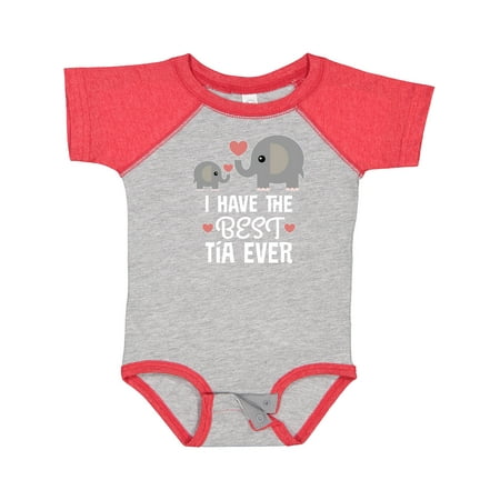 

Inktastic Best Tia Ever Niece Nephew Gift Baby Boy or Baby Girl Bodysuit