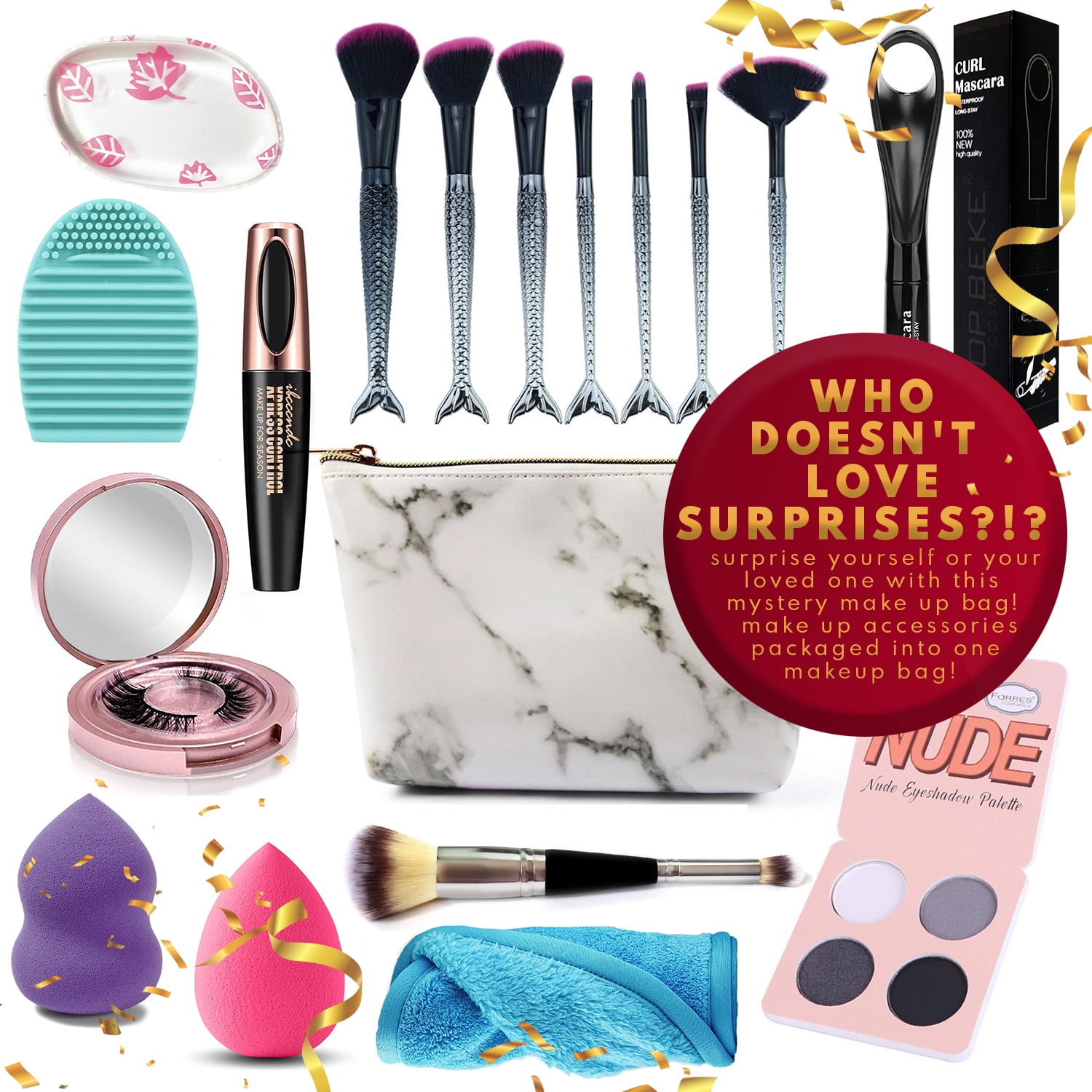 Mystery_Box, Random Make up Items, Great Gift! Surprise Cosmetic Set for Women