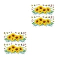 thumbnail image 1 of Pegatinas de pared Moyic 2 piezas Flores Hojas Verdes Vinilo Extraíble Tipo 3, 1 of 6