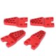 thumbnail image 4 of 4 piezas RC coche aleación de aluminio amortiguador montaje para SCX10 1/10 RC Crawler mejora piezas rojo, 4 of 8