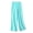 Green, variant on WREESH Womens Wide Leg Pants Solid Summer Casual Elastic Waist Buckle Cotton Linen Pocket Trousers Black