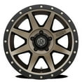 thumbnail image 2 of ICON Alloys Rebound, Bronze, 17 x 8.5/5 x 5, 6mm Offset, 4.5" BS, 1817857345BR, 2 of 2