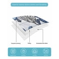 thumbnail image 4 of Twin XL Quilt Bedding Set, Coastal Sea Turtles Reversible Summer Quilt 3 Pieces, Summer Coral Ocean Beach Gradient Blue Lightweight Bedspreads Coverlets with 2 Pillow Shams for All Seasons, 4 of 5