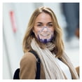 thumbnail image 2 of Visière Réutilisable, Masque Facial Complet Transparent Respirant Protection Anti-Buée Design Ergonomique, Casque de Remplacement Universel pour Masques Ventilateurs, Violet, 2 Pcs, 2 of 3