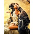 thumbnail image 1 of Taladro Pintura Diamante (DE2833) 5D DIY Full Eagle Girl Kits de bordado de punto de cruz 50x70cm Hugtrwg Para estrenar, 1 of 1