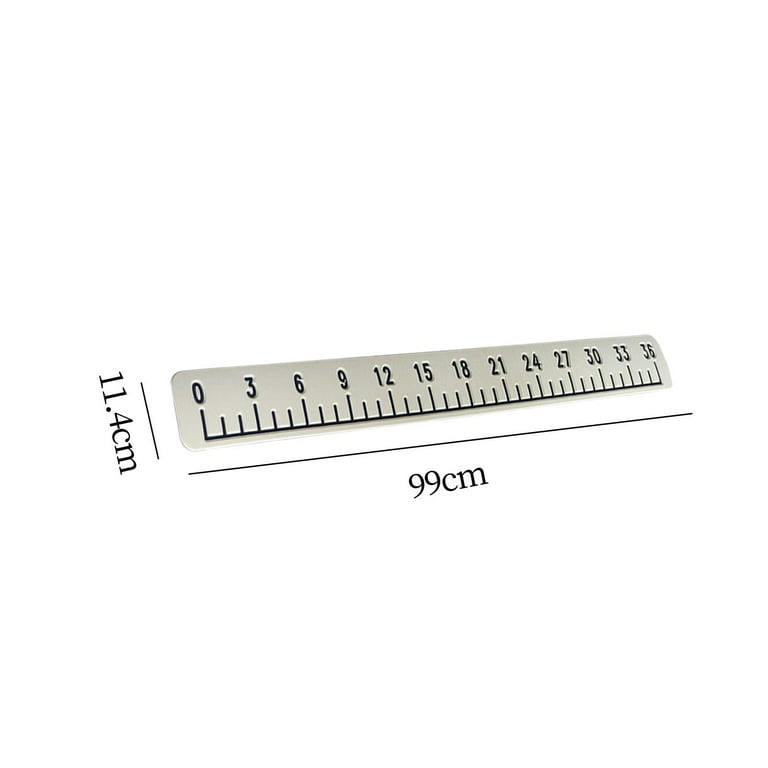 Boat Deck Fishing Ruler Foam Precision Marks 6mm Thickness Etched Numbers  Easy to Clean 39 inch High Density Fish Measuring Ruler for Yachts beige