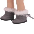 thumbnail image 1 of 1 Botas de Invierno de 18 Pulgadas, de Bebé de 43 Cm, Muñeca Americana de 18 Pulgadas, Navidad gris Yotijar Botas de muñecas americanas, 1 of 10