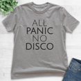 thumbnail image 2 of Kids All Panic No Disco Shirt, Youth Kids Boy Girl T-Shirt, Nervous Shirt, Introvert Shirt, Dark Heather Gray, Large, 2 of 4
