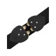 thumbnail image 3 of Cinturones elásticos dorados Inspire Chic para mujer, banda elástica vintage elegante para vestido y abrigo 26.4x2.4" negro, 3 of 6