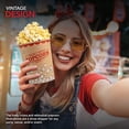 thumbnail image 2 of Stock Your Home 32 Oz Kraft Popcorn Buckets (25 Count) - Greaseproof Vintage Style Popcorn Cups - Disposable Popcorn Containers for Movie Theaters, Amusement Parks, Concession Stands & Themed Parties, 2 of 8