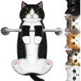 thumbnail image 1 of wonima01 Cat Hand Towels - Cotton Cat Gifts, Cute Decorative Hanging Washcloths for Bathroom & Kitchen, 1 of 1