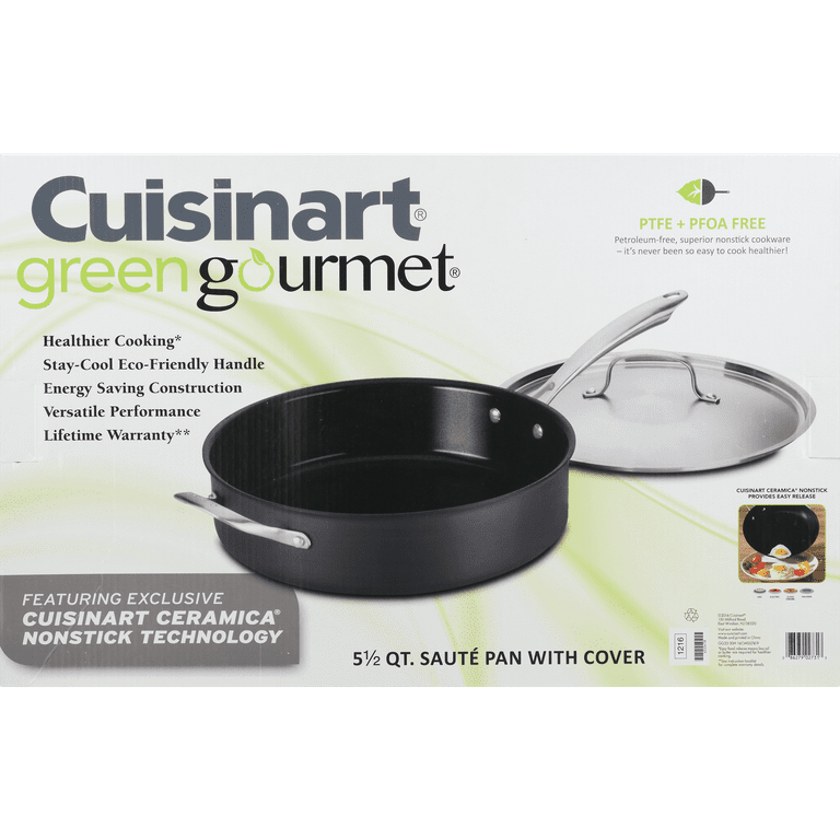 Cuisinart Green Gourmet Skillet, 10 inch