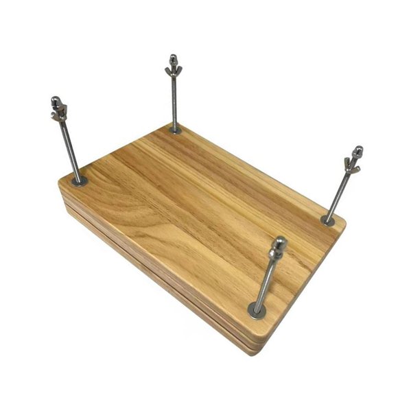 tamizeot Wooden Book Press Practical Flat Paper Machine Press for Home Labels