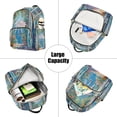 thumbnail image 5 of FORMRS Mini Backpack Purse for Women Quilted Travel Daypack Casual Shoulder Bag, Blue Sea, 5 of 7