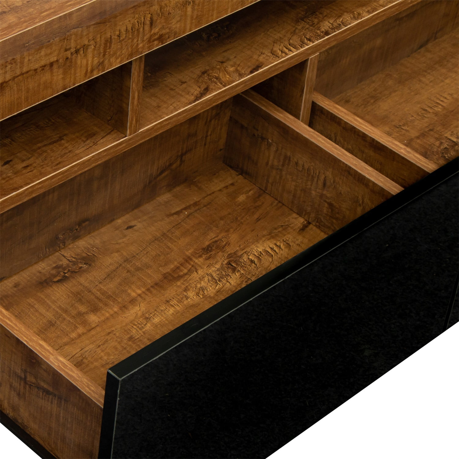 Kadyn Corner Tv Stand, Entertainment Center for Tvs with Storage, Tv Console with Rgb Lights for Living Room, Walnut Kadyn Corner Tv Stand, Entertainment Center for Tvs with Storage, Tv Console with Rgb Lights for Living Room, Walnut