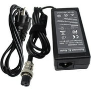 24V 2A Adapter Charger for Razor ZR350 Ground Force, Trikke E2, Razor E500S E500, MX350 MX400 Dirt Rocket