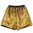 thumbnail image 3 of uikmnh Mens Shorts Reversible Sequin Casual Shorts Streetwear Fashion Loose Fit Comfortable Breathable Lightweight Summer Outdoor Daily Wear Size:L, 3 of 5
