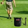 thumbnail image 4 of Bolsa de bolsa para golf con cepillo para golf, de mano con cremallera de pelota para golf para accesorios para golf professional tees Tools Balls Wallet EE.UU DYNWAVEMX Bolsa de pelota de golf, 4 of 8