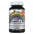 thumbnail image 6 of Sunshine Naturals Complete Multivitamin Complex for Immune and Bone Health, Adults, 200 Tablets, 3 Pack, 6 of 6