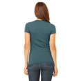 thumbnail image 2 of The Bella + Canvas T-Shirt pour Femmes Favorite - HTHR DEEP TEAL - 2TG, 2 of 3