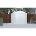 thumbnail image 2 of Arrow Select Steel Storage Shed, 8x8, Gris pâle, 2 of 6