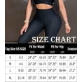 thumbnail image 5 of QRIC High Waisted Yoga Pants for Women Tummy Control Butt Lifting Workout Leggings Tik Tok Textured Yoga Pants Black L, 5 of 5