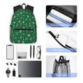 thumbnail image 4 of Wukai Milk Tea Print Versatile Backpack,Laptop Backpack,School Backpack for Boys and Girls,Travel Backpack,Large Capacity School Bag, 4 of 6