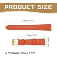thumbnail image 2 of ABDFHE-Genuine Leather Watch Band Quick Release Replacement Watch Strap with Stainless Steel Buckle for Men Women, 2 of 4
