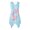 Pink Dolphin Pattern, variant on HELLHERO Pink Dolphin Pattern Sleeveless Sundresses, Side Pockets Summer Sleeveless Dress Round Neck Pleated Ladies Irregular Hem Casual Dress for Graduation Daily