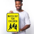 thumbnail image 2 of Watch Out For Children Sign, Traffic Sign,, 2 of 8