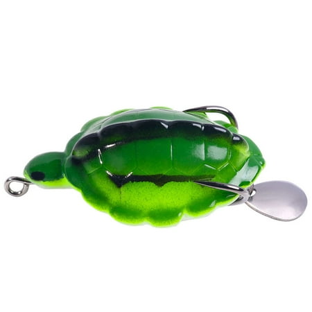 Sportteer Fishing Bait with Sequins 5.5CM/11.7G Fishing Lure with Spinner Sequin Hook Realistic Topwater Floating Artificial Snakehead Hard Bait Outdoor Fishing Double Hook Fishing Lure