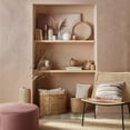 thumbnail image 4 of Bouclair Natural Fiber Oval Storage Basket Large, 4 of 9