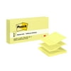 Post-it Dispenser Pop-up Notes, 3 in x 3 in, Canary Yellow, Lined, 6 Pads