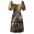 thumbnail image 5 of Rattlesnake Ready to Strike Sleeveless Dress prom clothes evening dress woman Womens dresses, 5 of 6