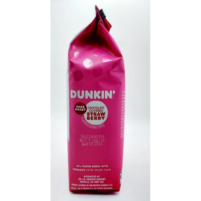 Dunkin Dark Roast Chocolate Covered Strawberry Coffee - Walmart.com