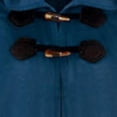 thumbnail image 4 of WRFWUL Mens Renaissance Velvet Hooded Cloak Vintage Toggle Buttons Sorcerer Vampire Gothic Robe Halloween Cosplay Robe, 4 of 5