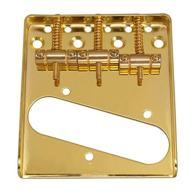 3 String Guitar Bridge for Tremolo Bridge TL Electric Bass Parts Accessory Golden Spring