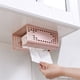 thumbnail image 5 of Inteprter Caja de pañuelos, soporte de papel resistente al agua, organizador de almacenamiento, contenedor de servilletas a prueba de humedad, Juegos de accesorios de baño Rosado, 5 of 6