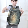 thumbnail image 6 of FORMRS Unisex School Backpack 17" Student Travel Bag with Laptop Compartment, Retro Forest, 6 of 7