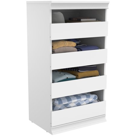 closetmaid modular storage 21.38 w stackable 4 drawer unit