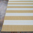 thumbnail image 4 of Couristan Afuera Yacht Club 3'11" x 5'7" Butterscotch and Ivory Stripe Outdoor Rectangle Rug, 4 of 10