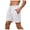 White, variant on JTieacloth Mens Breathable Work Shorts Male Summer Shorts Solid Color Tie Suit Cool Breathable Five Quarter Pants,Black