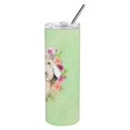 thumbnail image 3 of Carolines Treasures CK4386TBL20 Lakeland Terrier Green Flowers Stainless Steel 20 oz Skinny Tumbler 20 oz multicolor, 3 of 3